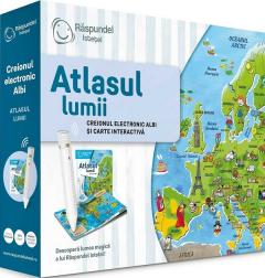 Pachet - Creion electronic si carte - Atlasul Lumii 